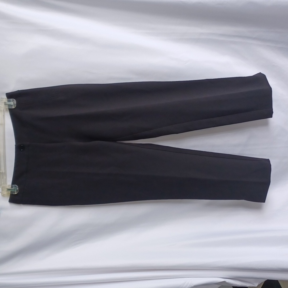 EDAS Black Dress Pants, Made in Italy, Sz 8, Ankle